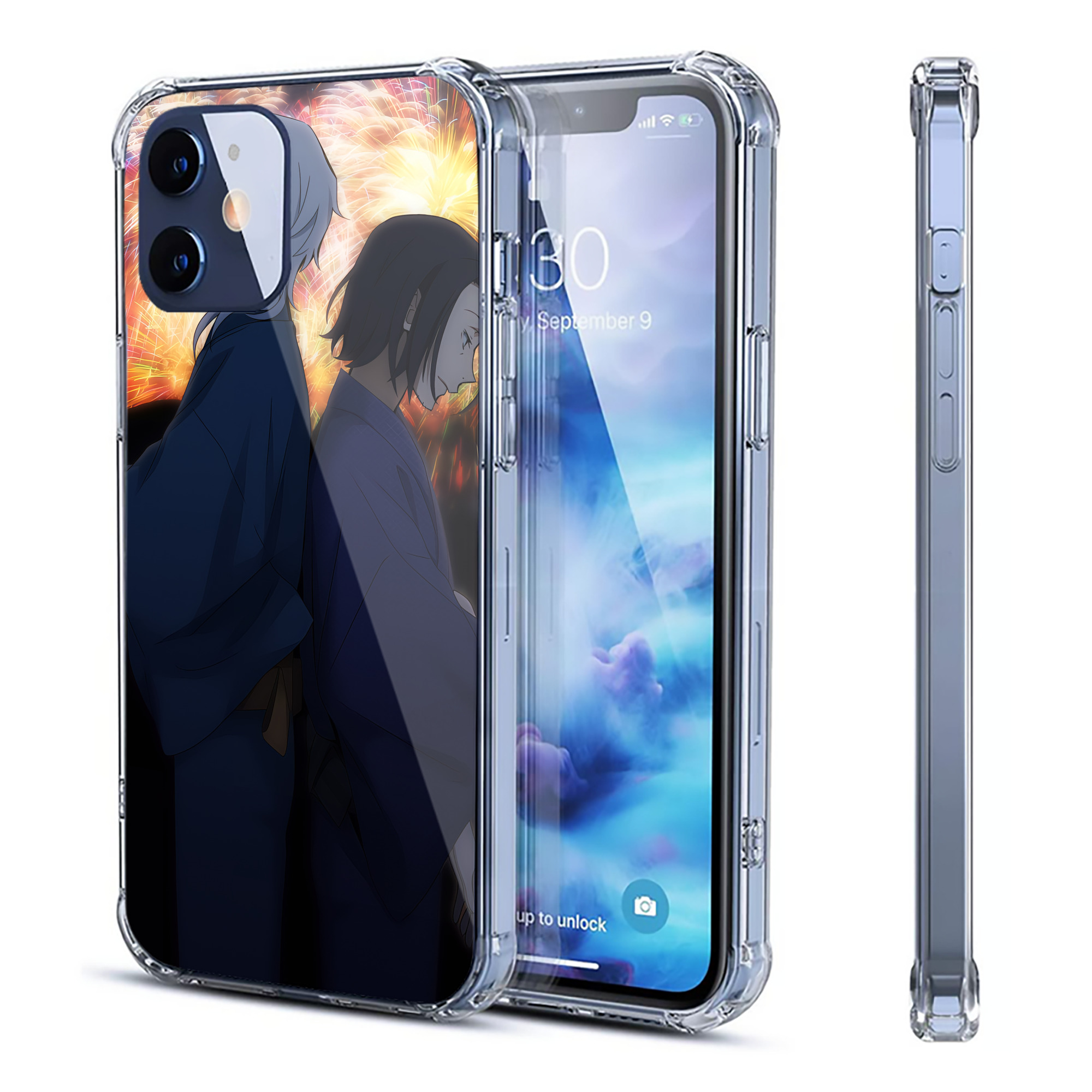 （画像用） 文豪ストレイドッグス Bungo Stray Dogs 【iPhone 12シリーズ対応】透明スマホケース（クリアソフトケース）